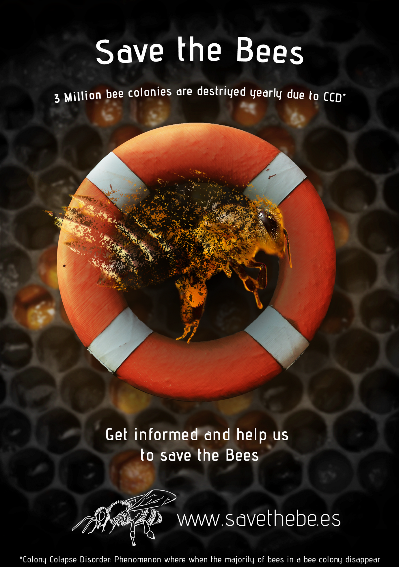 Save the Bees Leaflet Front